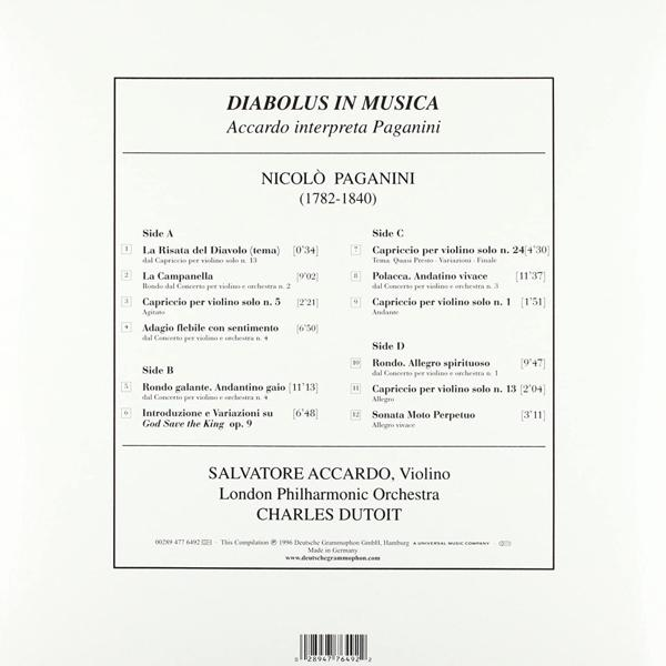 Salvatore Accardo, The London Philharmonic Orchestra - Diabolus In Musica (180g)  - (Vinyl)