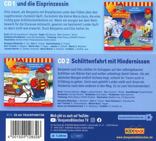 Kinderbuchcover mit einem Elefanten.