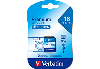 VERBATIM 16GB 80MB/S SDHC Class 10 Full HD Hafıza Kartı_1