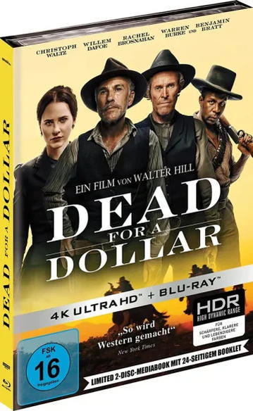 DVD-Cover für 'Dead for a Dollar', mit Schauspielern und Filmtitel.
