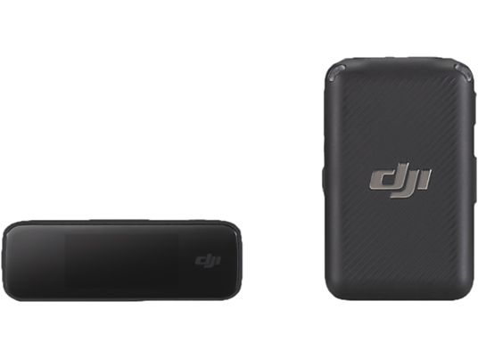 DJI Mic (1 TX + 1 RX) - Sistema microfono senza fili (Nero)