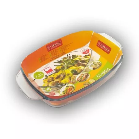 TERMISIL Ovális hőálló edény  2,3l