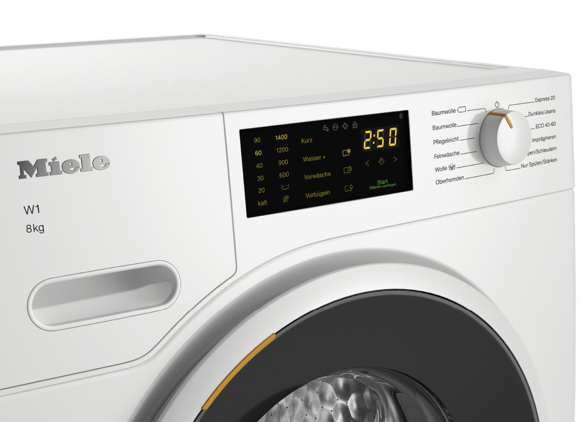 (8 8kg A, WWD120 MIELE kg, Flusenfilter White 1400 Fremdkörperfilter) Waschmaschine Edition U/Min., WPS W1