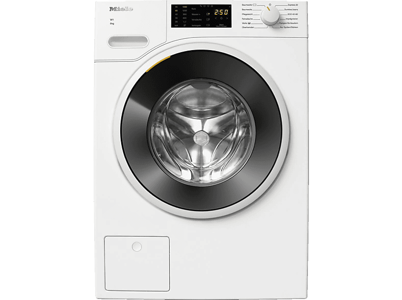 Flusenfilter kg, MIELE Waschmaschine U/Min., WWD120 WPS (8 Fremdkörperfilter) 8kg W1 A, White Edition 1400