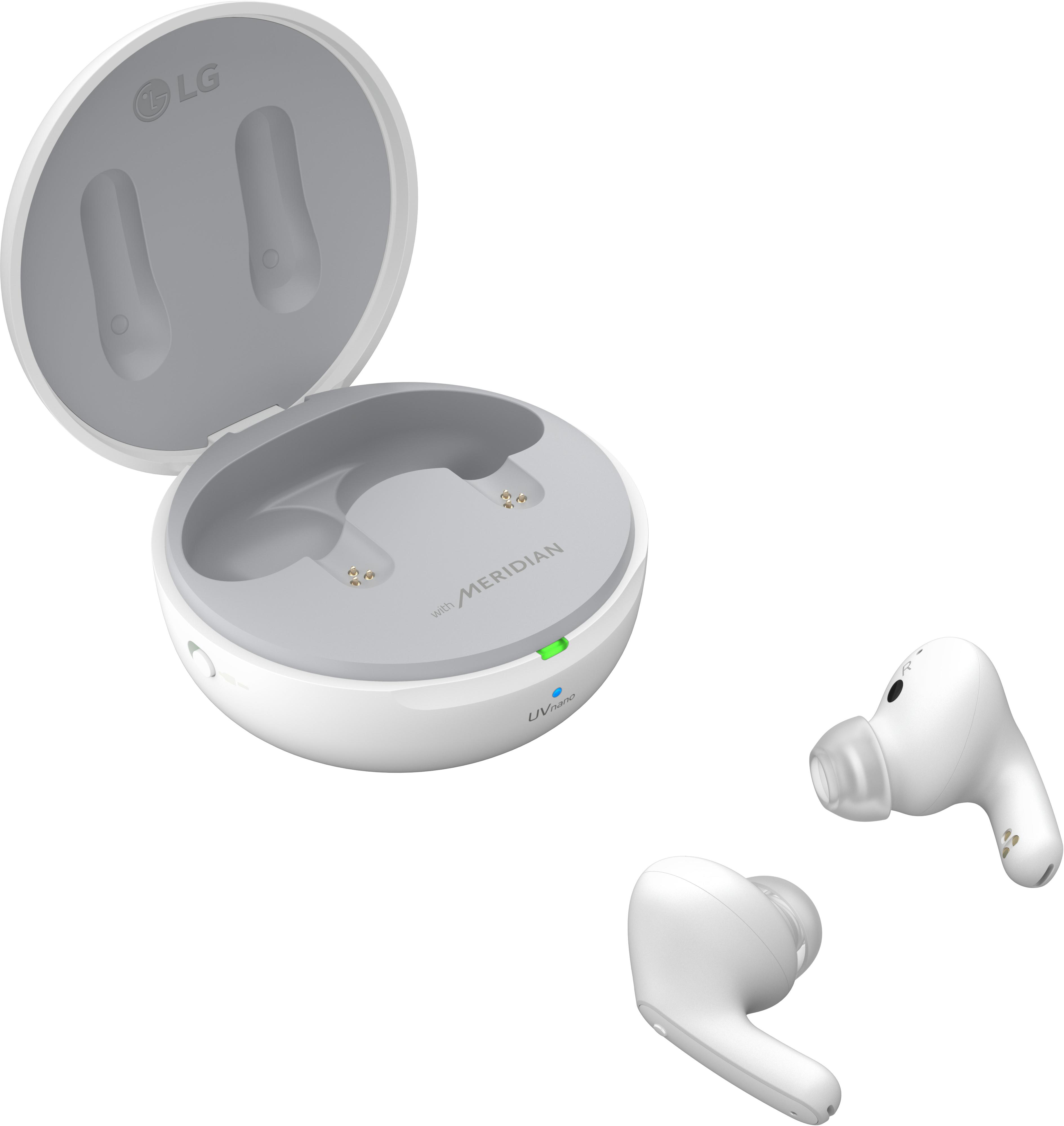 LG TONE Free DFP9W, In-ear Kopfhörer Bluetooth Pearl White