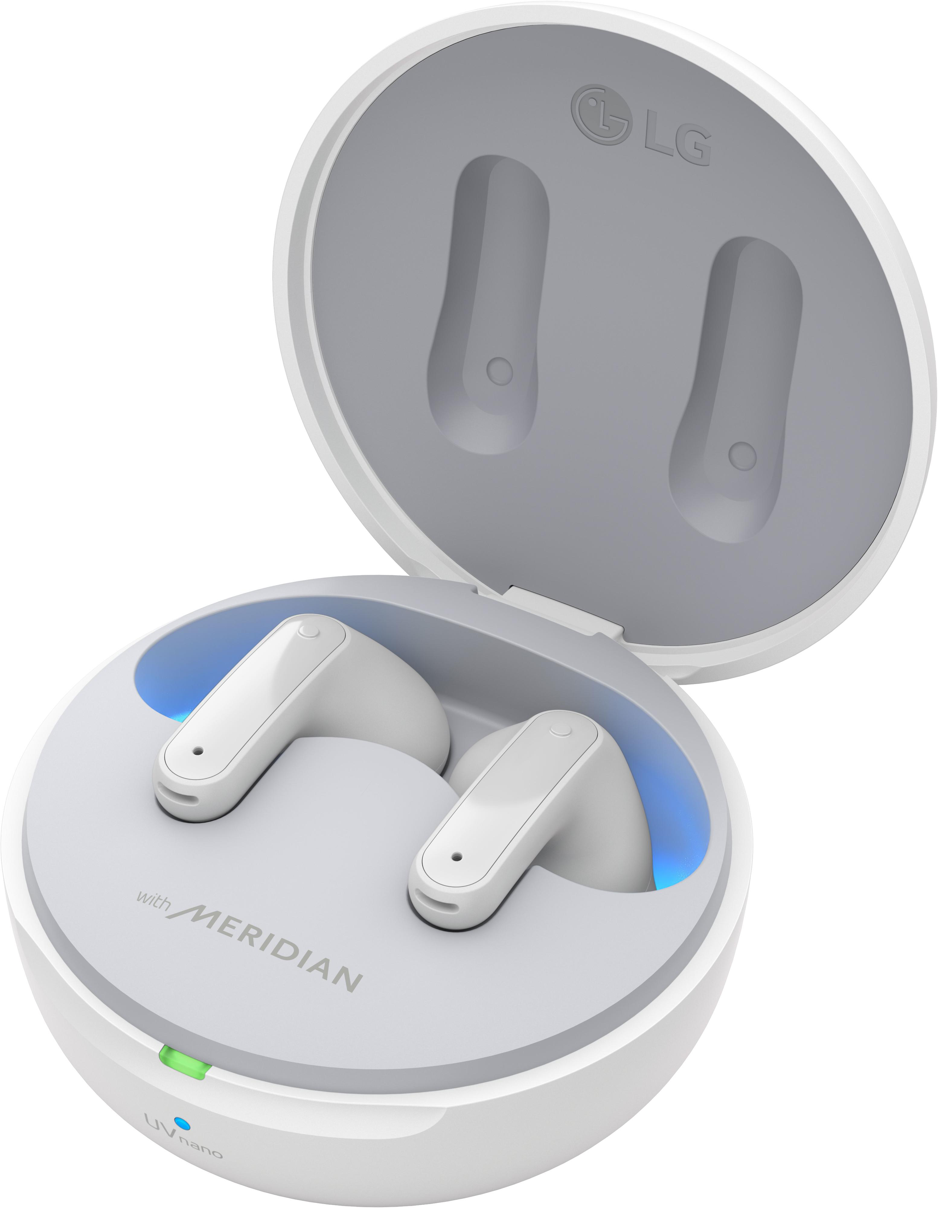 LG TONE Free DFP9W, In-ear Kopfhörer Bluetooth Pearl White