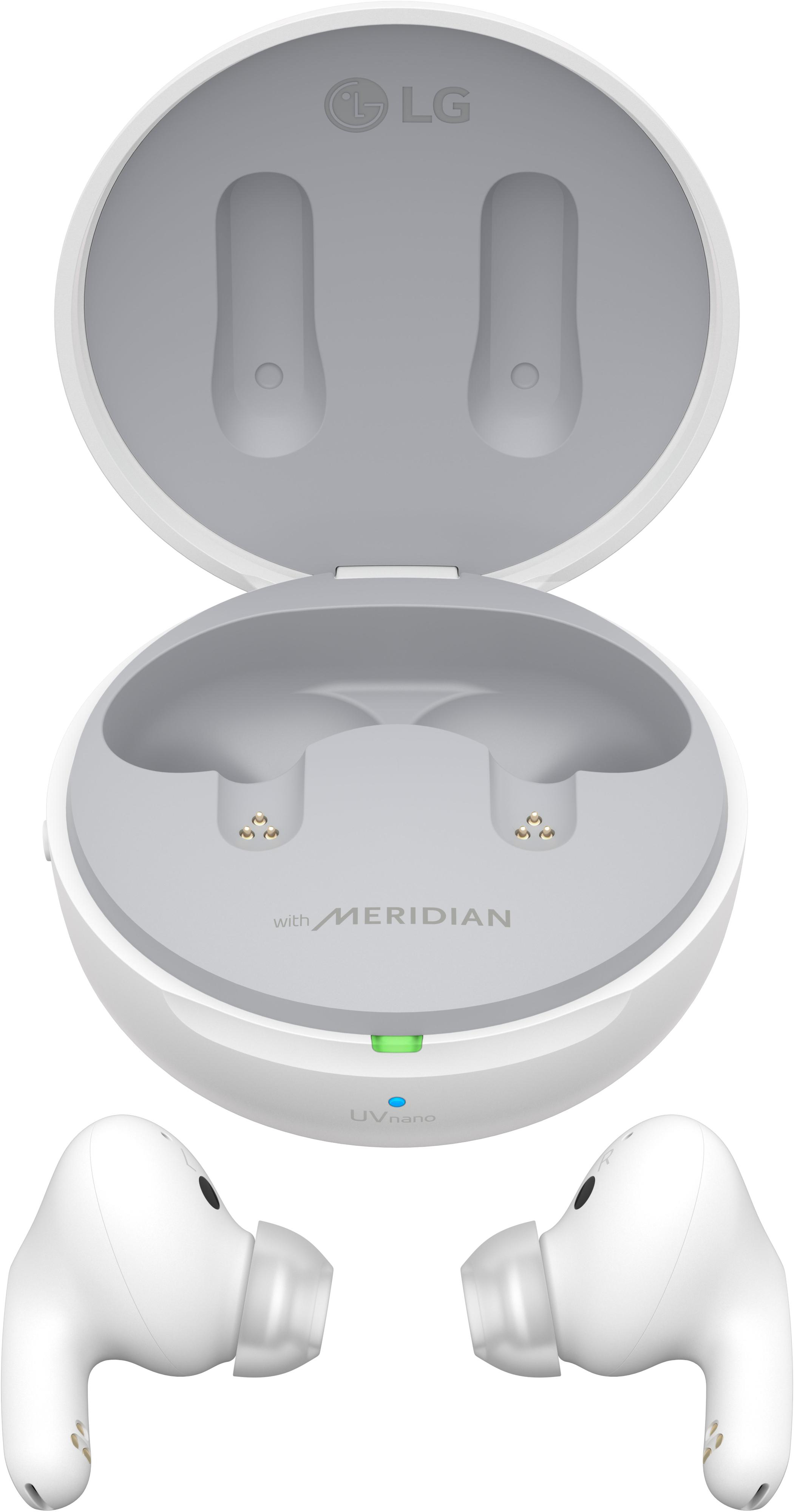 LG TONE Free DFP9W, In-ear Kopfhörer Bluetooth Pearl White