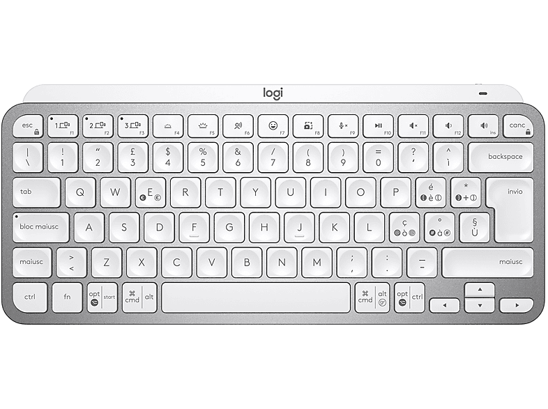 Tastiera Logitech MX Keys Mini Pale Grey