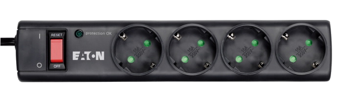 EATON Protection Strip túlfeszültségvédő elosztó, 4 aljzat, 10A (PS4D)