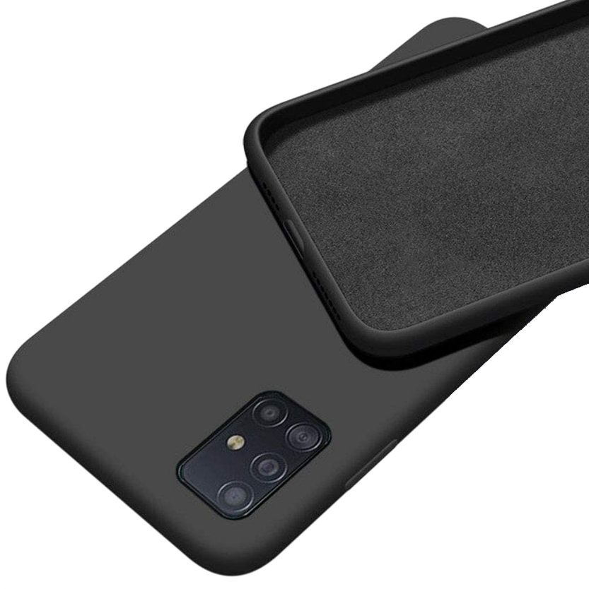 CASE AND PRO Premium szilikon tok, Samsung A14 5G, fekete (PREM-SAMA14-5GBK)