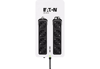 EATON 3S Gen2 850 DIN UPS szünetmentes tápegység, 510W, 4+4 aljzat, Off-Line (3S850D)