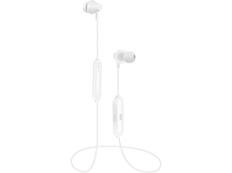 ISY IBH-3001-1-WT, In-ear Kopfhörer Bluetooth Weiß