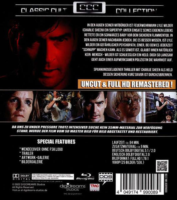 Filmcover mit Text und Bildern eines Mannes, der einen Film bewirbt.