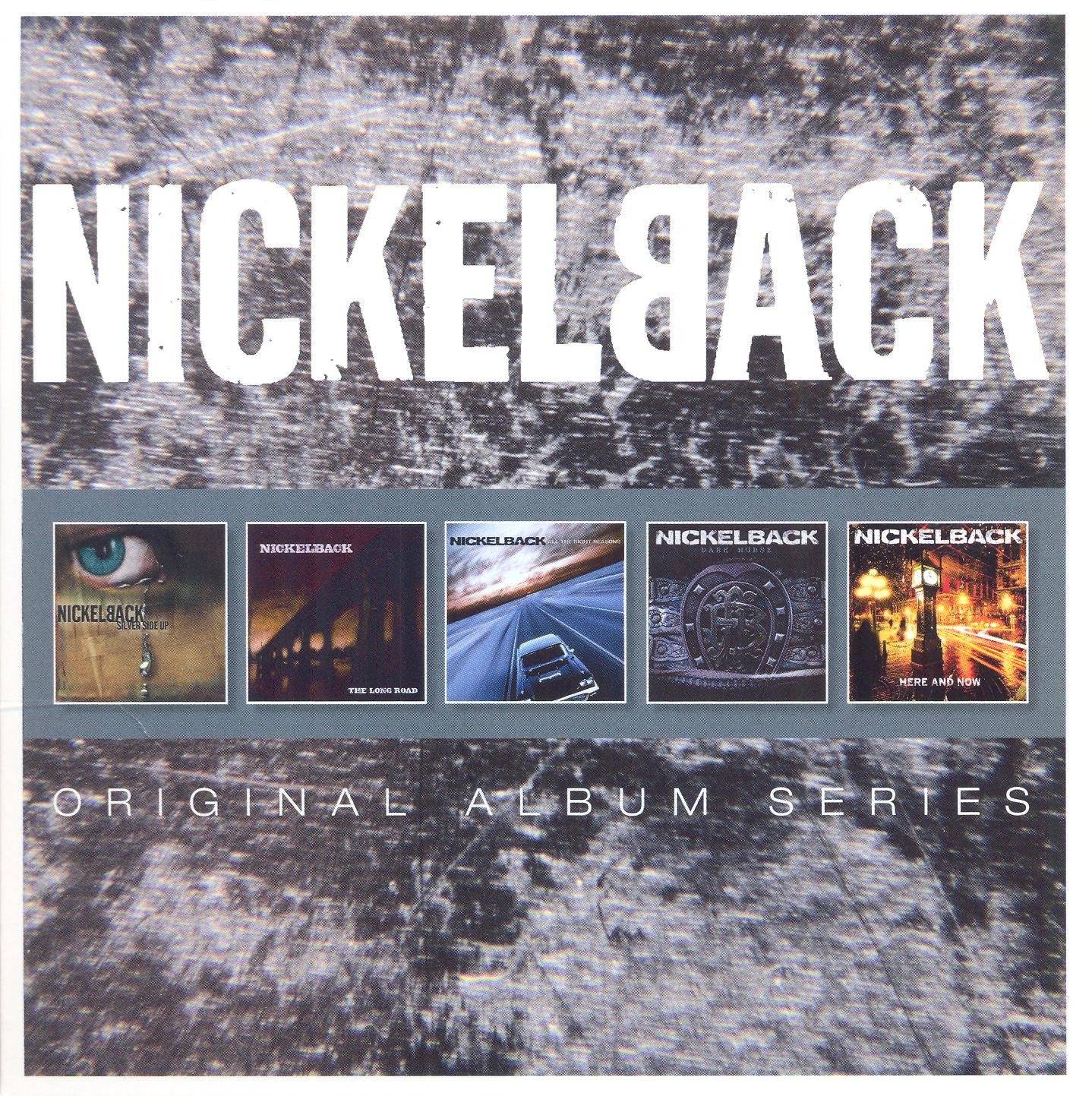 Album borítója Nickelback albumok borítóival. A borítón egy szem és a szöveg: Nickelback.