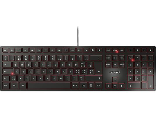 CHERRY KC 6000 SLIM - Tastiera (Nero)