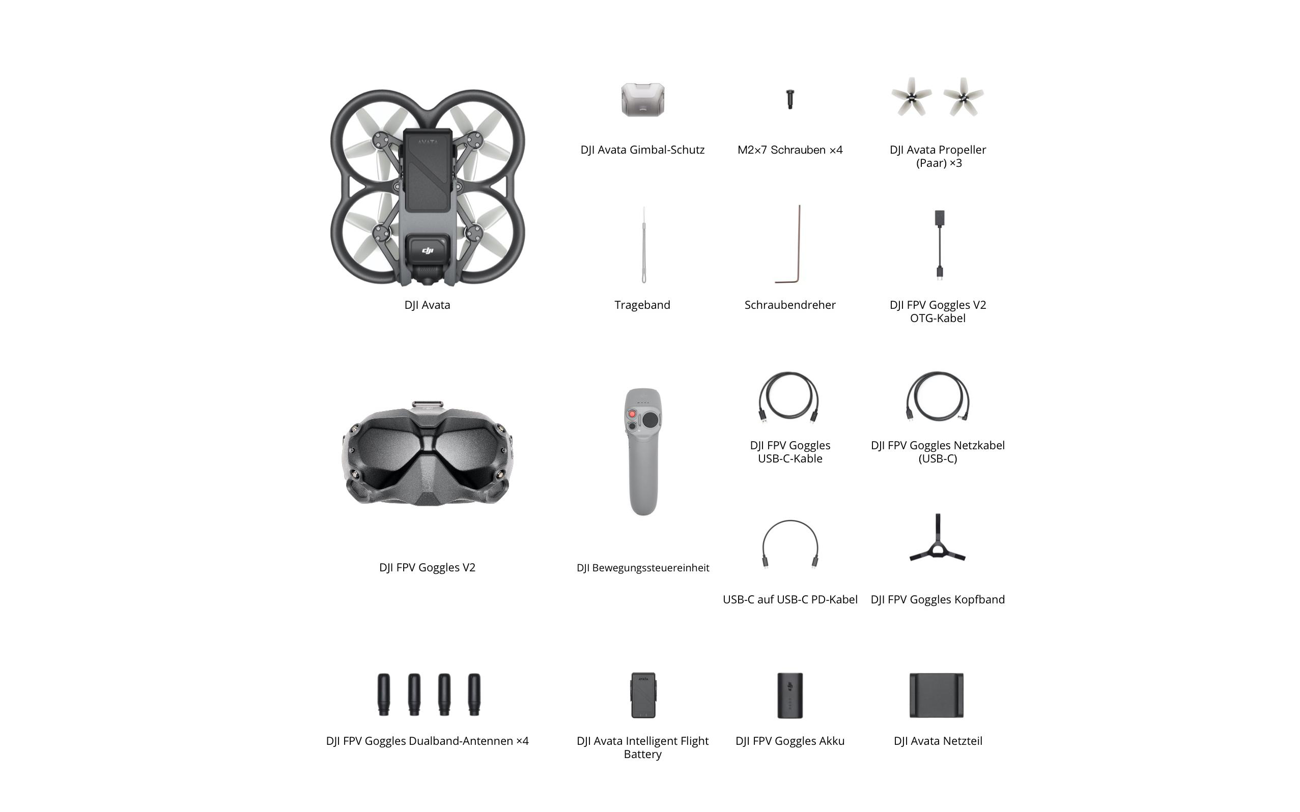 DJI Avata Fly Smart Combo Drohne