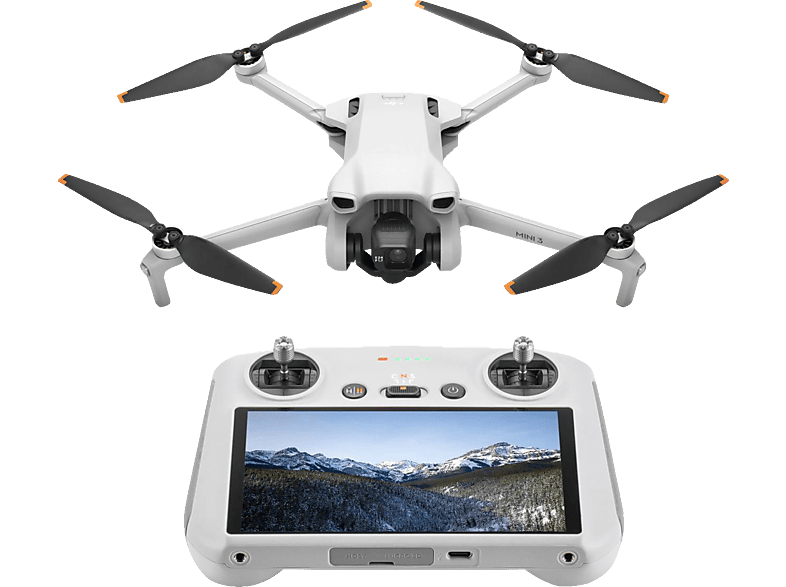 DJI (DJI RC) Drohne, Grau/Weiß Mini 3