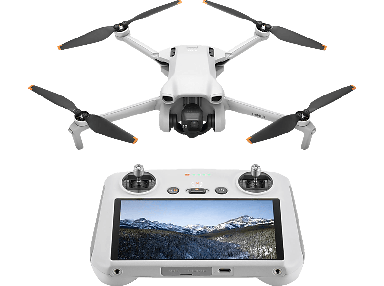 DJI Mini RC) 3 (DJI Grau/Weiß Drohne