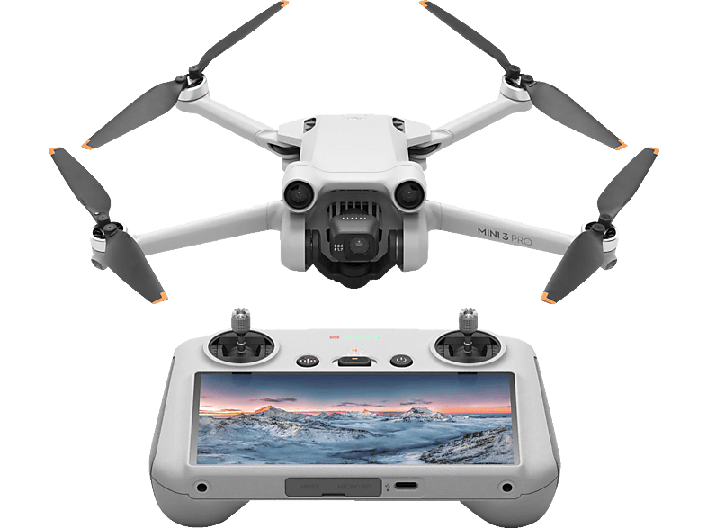 DJI Mini 3 Pro (DJI RC) Drohne, Weiß/Schwarz | Drohnen