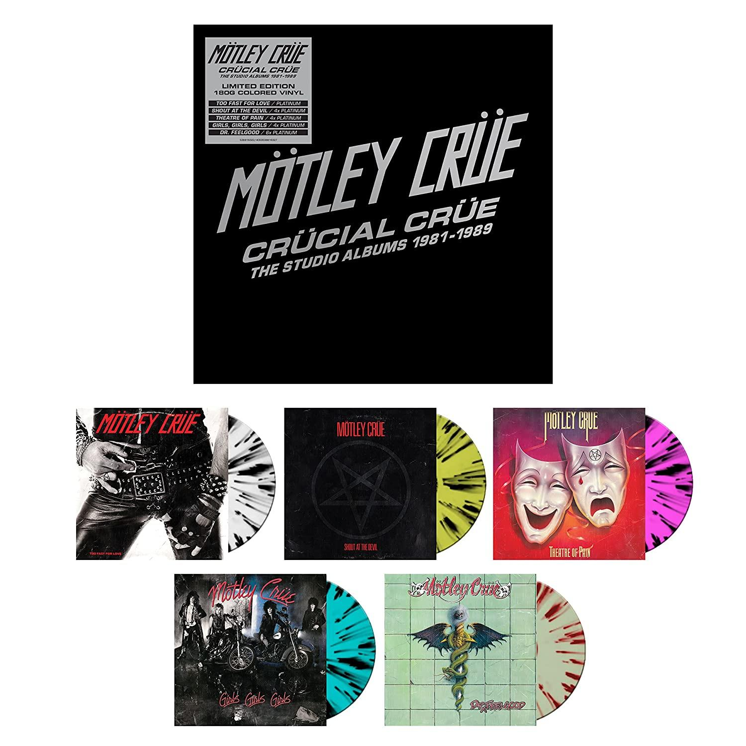 - Mötley THE - CRUCIAL ALBUMS - Crüe 1981-1989 CRUE STUDIO (Vinyl)