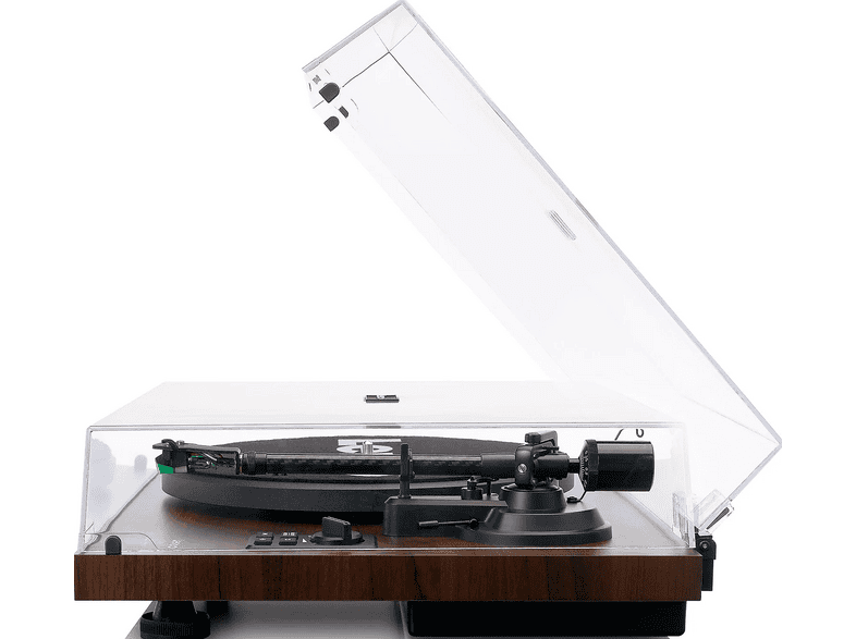Lenco LS-600WA Plattenspieler mit zwei externen Lautsprechern,Walnut — Foto 5 von 5