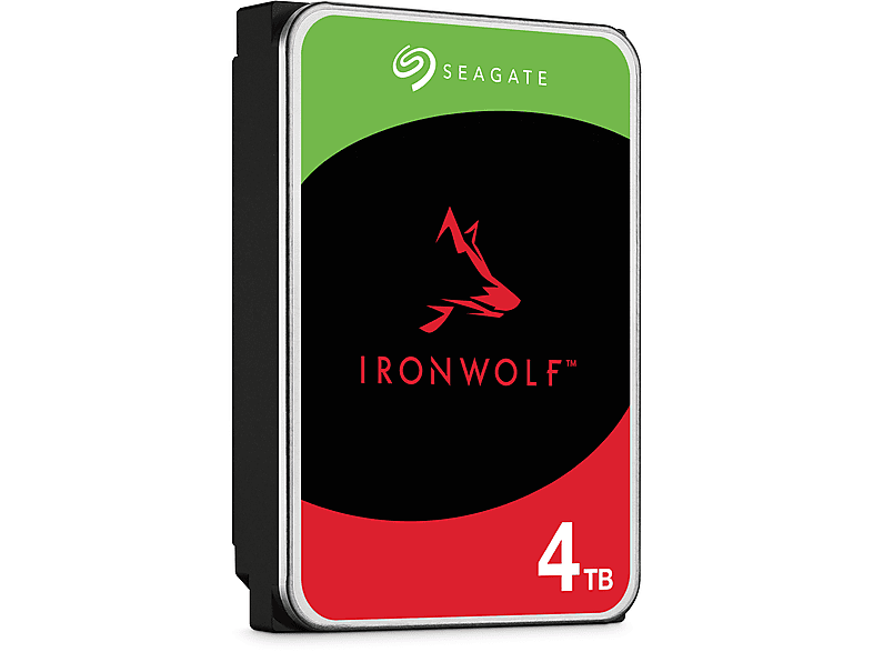 SEAGATE IronWolf NAS Festplatte, 4 TB HDD SATA 6 Gbps, 3,5 Zoll, intern | Interne Festplatten