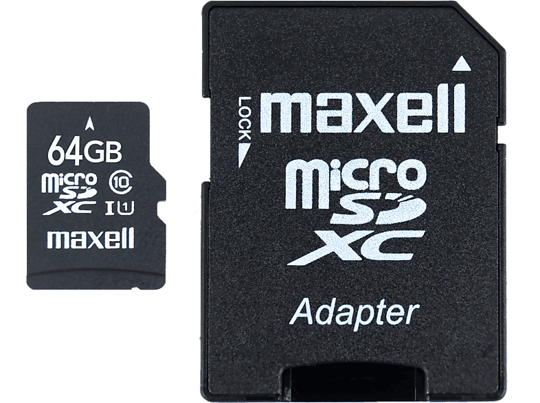 MAXELL MicroSDXC memóriakártya 64GB, CL10 (854731)