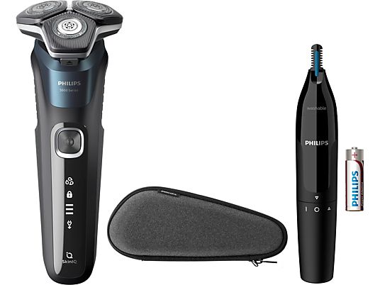 PHILIPS Shaver Series 5000 S5889/11 - Rasoio (Marrone cuoio)