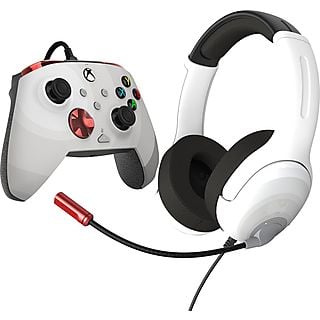 PDP Rematch Bedrade Controller + Airlite Headset Radial White