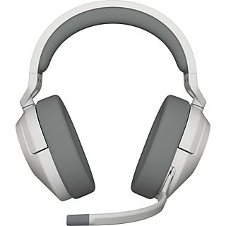 Auriculares gaming - Corsair HS55 Wireless, Bluetooth, Micrófono Omnidireccional, Blanco