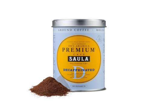 Café molido  Saula Premium Descafeinado, Arábica, 250 g