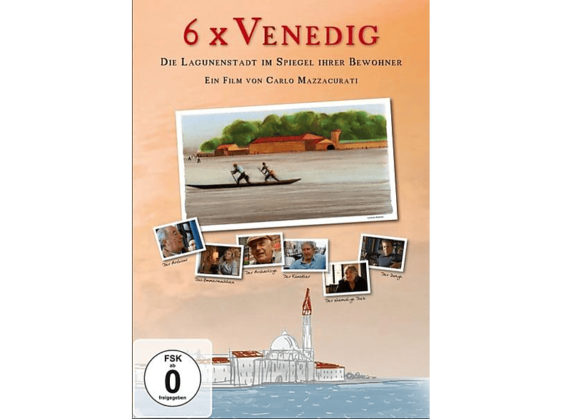Venedig-Die Spiegel 6x ihrer DVD im Lagunenstadt Bew