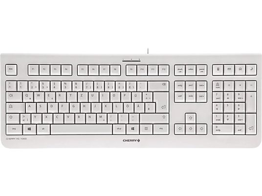 CHERRY KC 1000 - Tastatur (Grau)