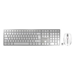 CHERRY DW 9100 Slim - Set tastiera e mouse (Bianco)