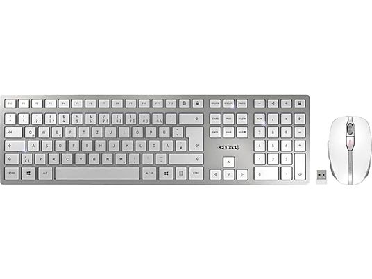 CHERRY DW 9100 Slim - Tastatur-Maus-Set (Weiss)