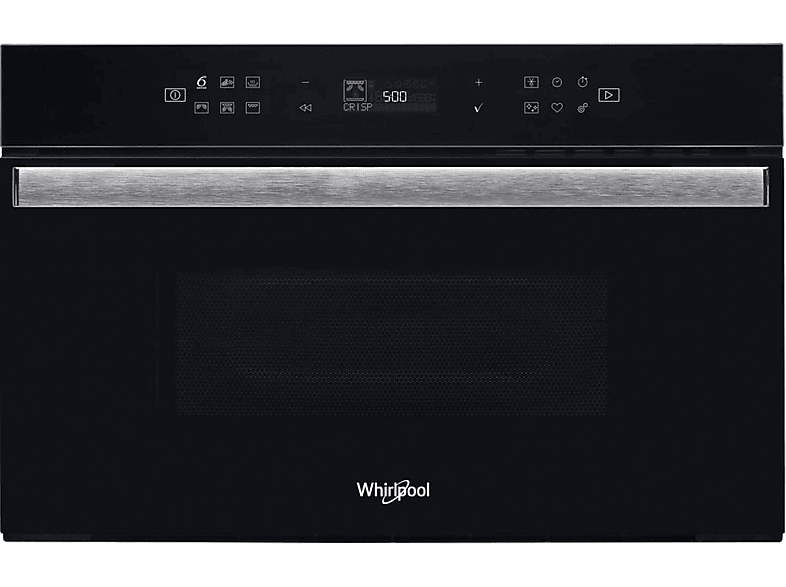 WHIRLPOOL W6 MD440 NB Beépíthető mikrohullámú sütő, fekete, gőz funkció, CRISP, grill, 3D melegítés,