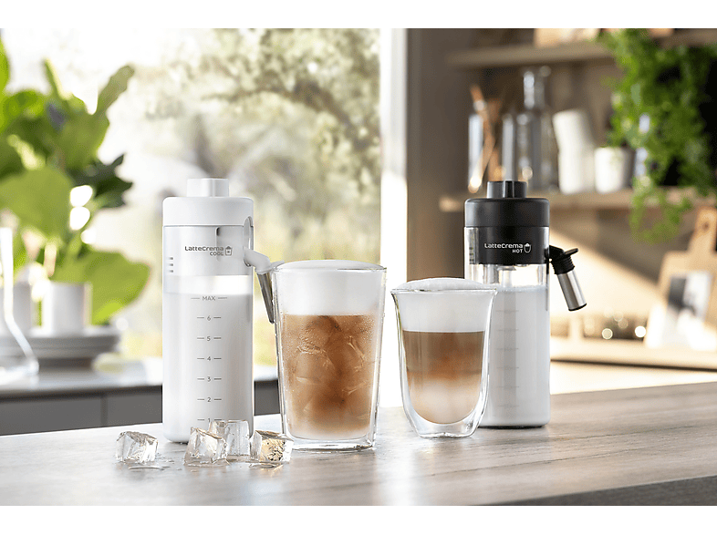 De'Longhi ECAM450.86.T Eletta Explore Cold Brew Kaffeevollautomat (Titan, Kegelmahlwerk, 19 bar, externer Milchbehälter) — Foto 5 von 5