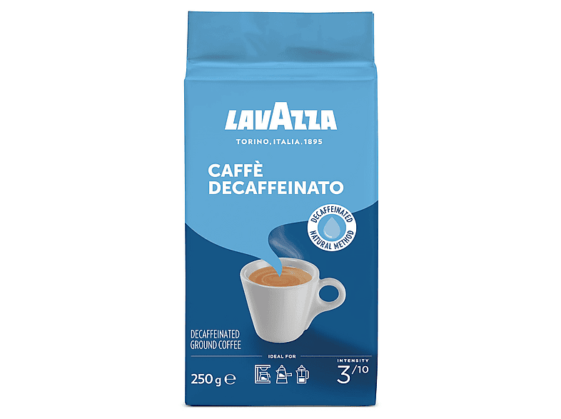 Lavazza Decaffeinato Kaffee gemahlen, 250 g