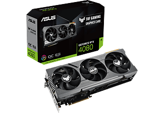 ASUS Grafikkarte TUF Gaming GeForce RTX 4080 16GB OC Edition, GDDR6X, 22.4 Gbps, 256Bit