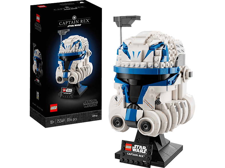 LEGO Star Wars 75349 Captain Rex TM Helm Bausatz, Mehrfarbig