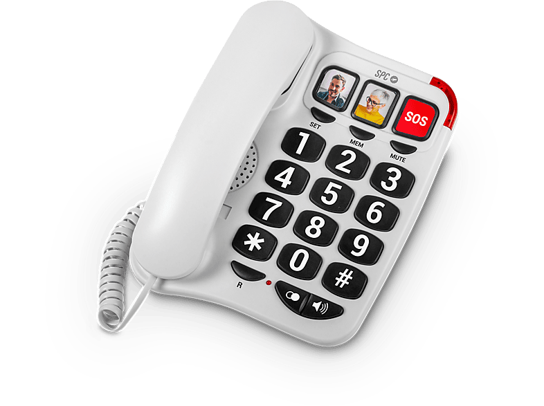 Teléfono para casa - 3608 B SPC, Blanco