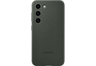 SAMSUNG Galaxy S23 szilikon védőtok, sötétzöld (EF-PS911TGEGWW)