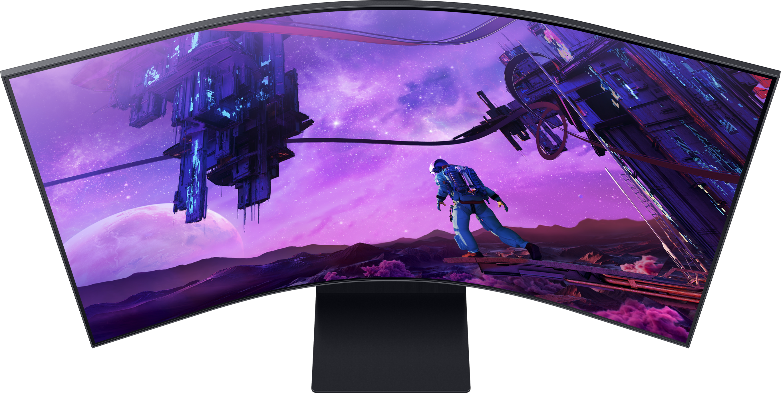 SAMSUNG Odyssey Ark LS55BG970NU - Ecran de jeu, 55 ", UHD 4K, 165 Hz, Noir