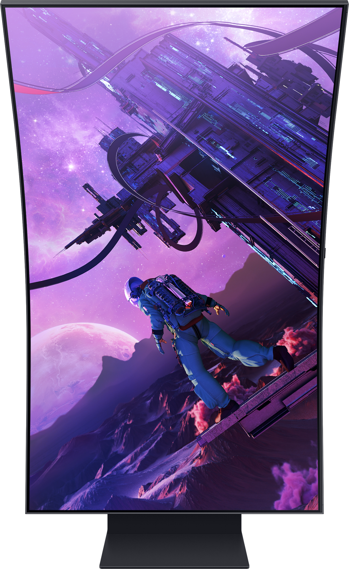 SAMSUNG Odyssey Ark LS55BG970NU - Ecran de jeu, 55 ", UHD 4K, 165 Hz, Noir