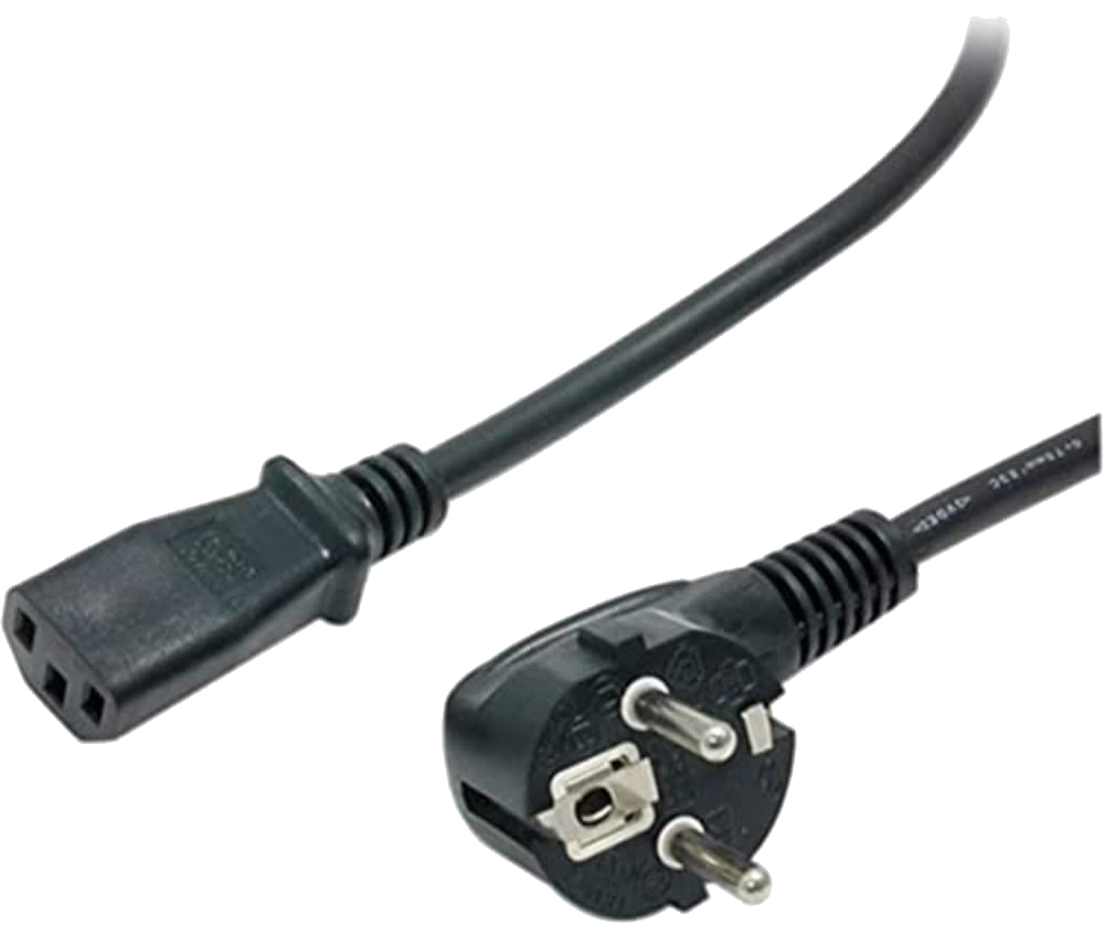 Cable - StarTech.com PXT101EUR Cable Alimentación con Enchufe Estilo Europeo de 2 Patas para PC