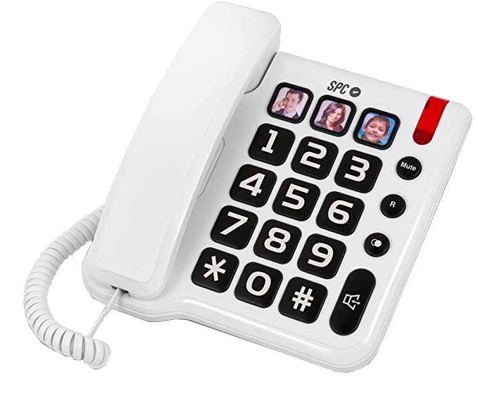 Teléfono - SPC Comfort Numbers Teléfono Blanco 3294B