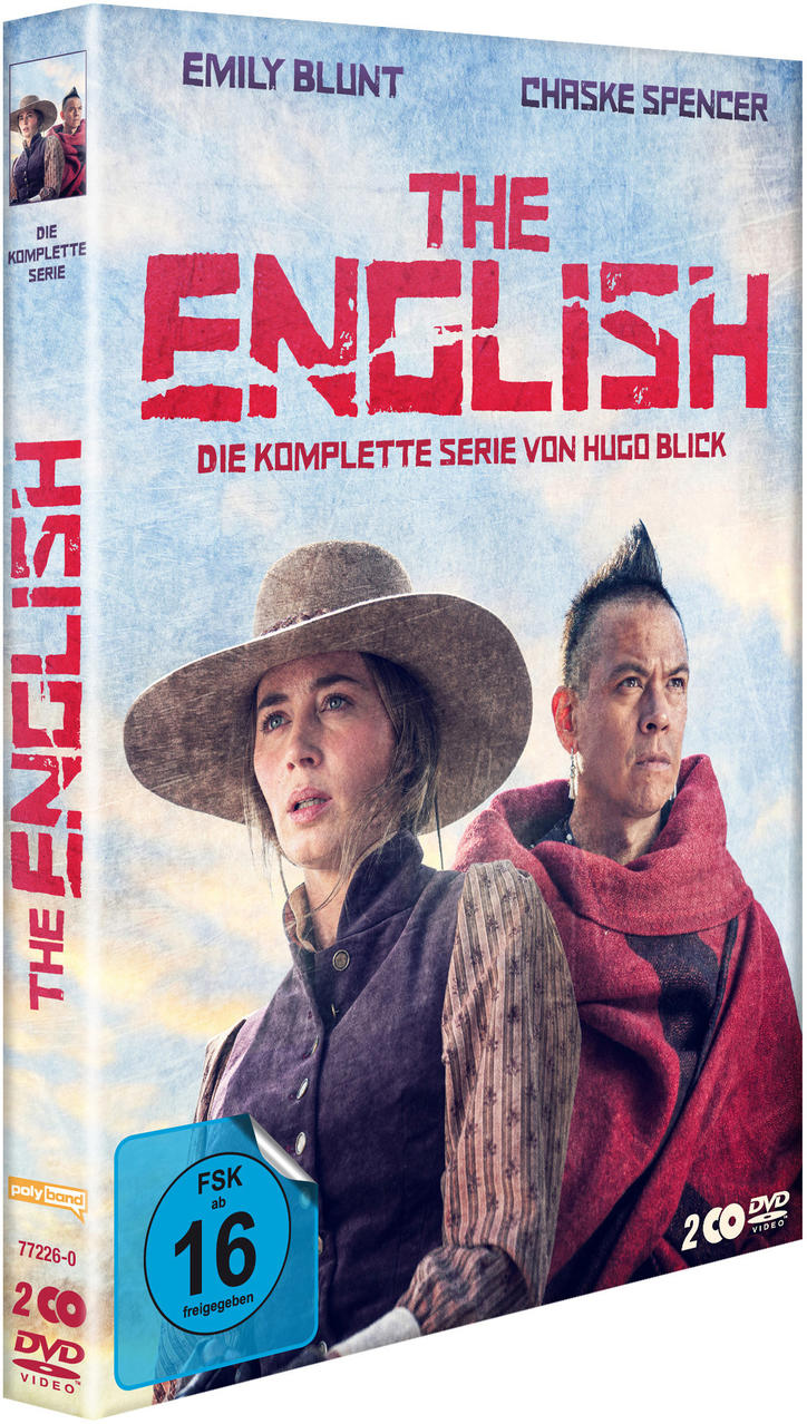 Die englische DVD-Hülle mit Emily Blunt und Chaske Spencer. Filmtitel und Schauspieler sind sichtbar.
