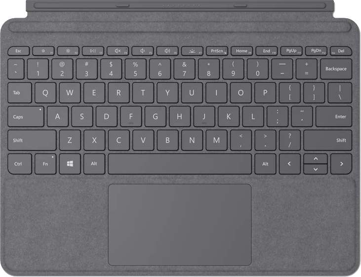 MICROSOFT Cover clavier Surface Go QWERTZ DE/AT Charcoal (KCT-00105)