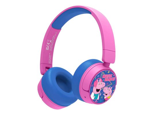 OTL TECHNOLOGIES Peppa Pig Kids - Cuffie (On-ear, Rosa/blu)