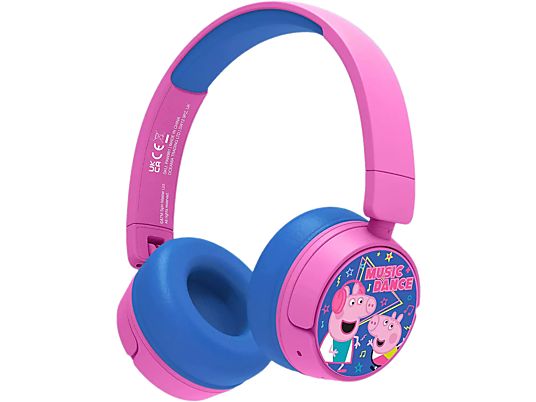 OTL TECHNOLOGIES Peppa Pig Kids - Casques (On-ear, Rose/bleu)
